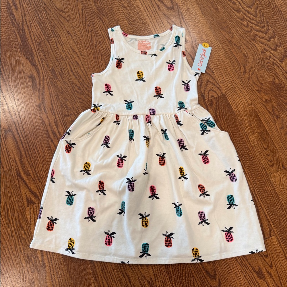 Cat & Jack Pineapple Sundress. NWT